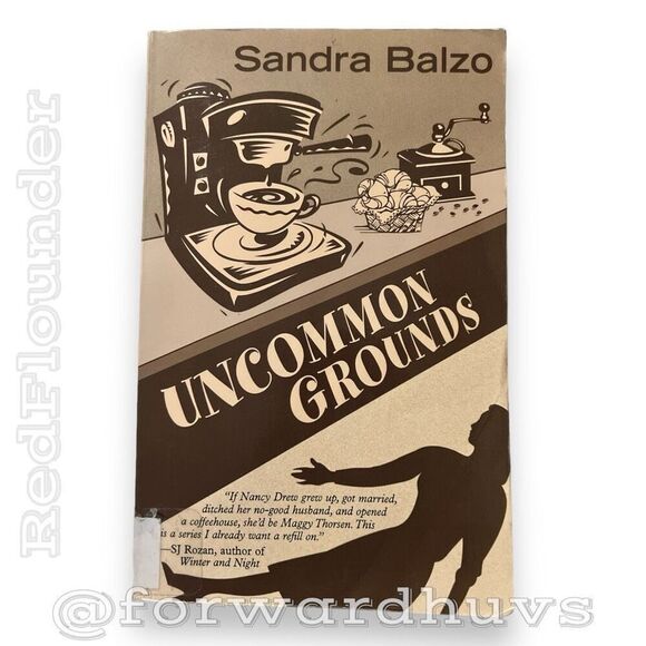Uncommon Grounds by Sandra Balzo - Large Print Edition - Picture 1 of 9